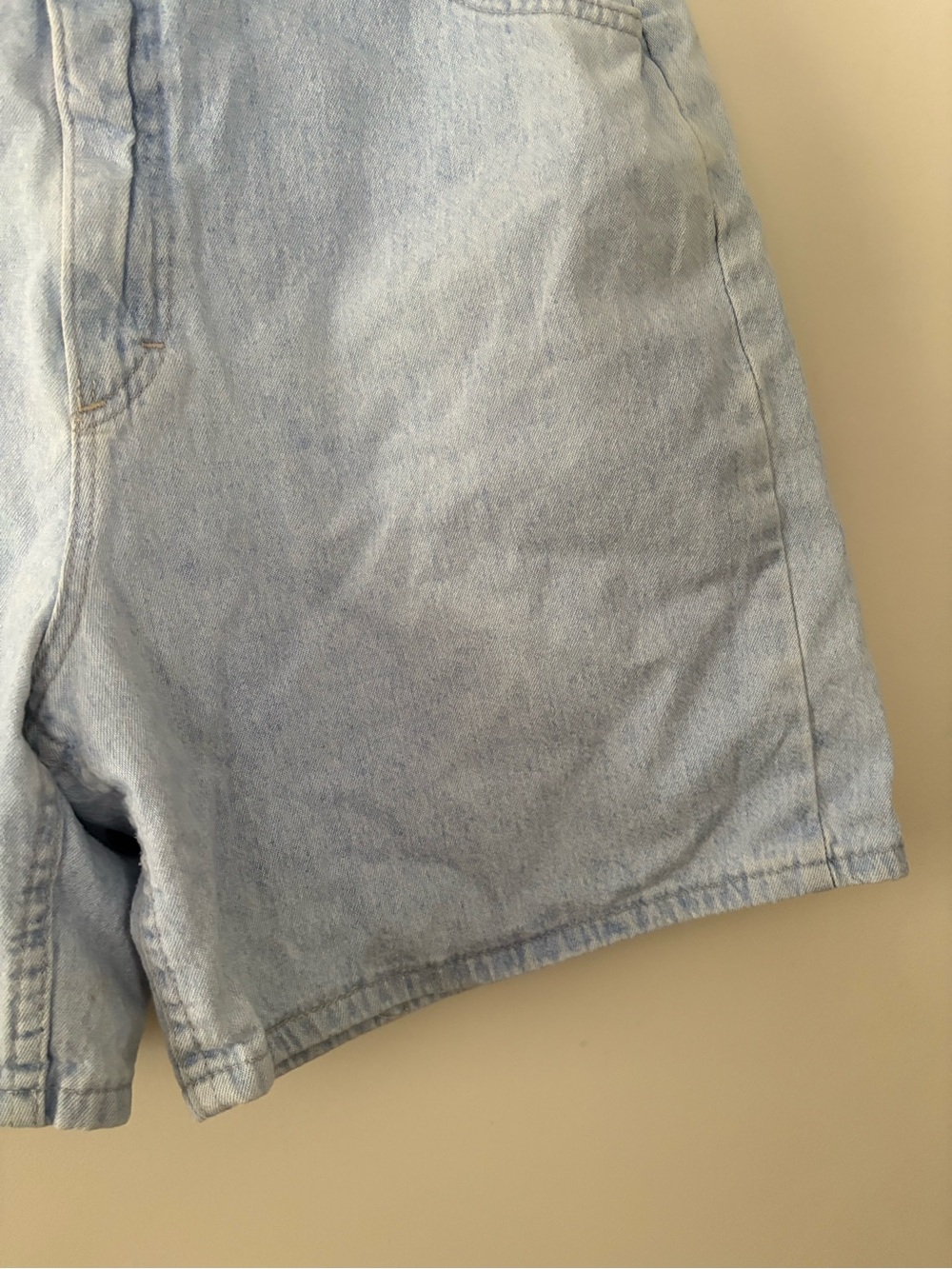 Vintage LEE Womens Shorts Mom Jean 14 Med Made USA High Rise High Waist Jorts - Picture 8 of 10
